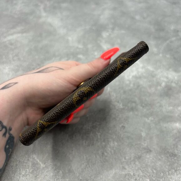 Louis Vuitton Monogram Etui Palm Cover Dark Brown Coated Canvas - Picture 8 of 16